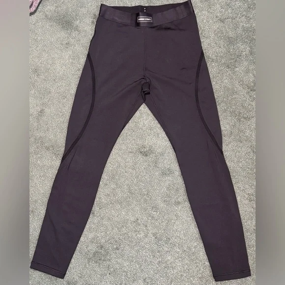 Savage X Fenty Flow High Waisted Trimmed Mesh Leggings MEDIUM - Picture 5 of 9